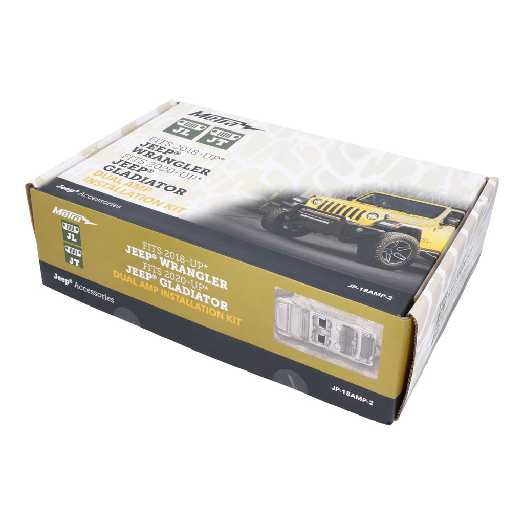 Jeep JP-18AMP-2 Dual-Amp Installation Kit Compatible Fits for Jeep® JL 2018-Up / JT 2020-Up
