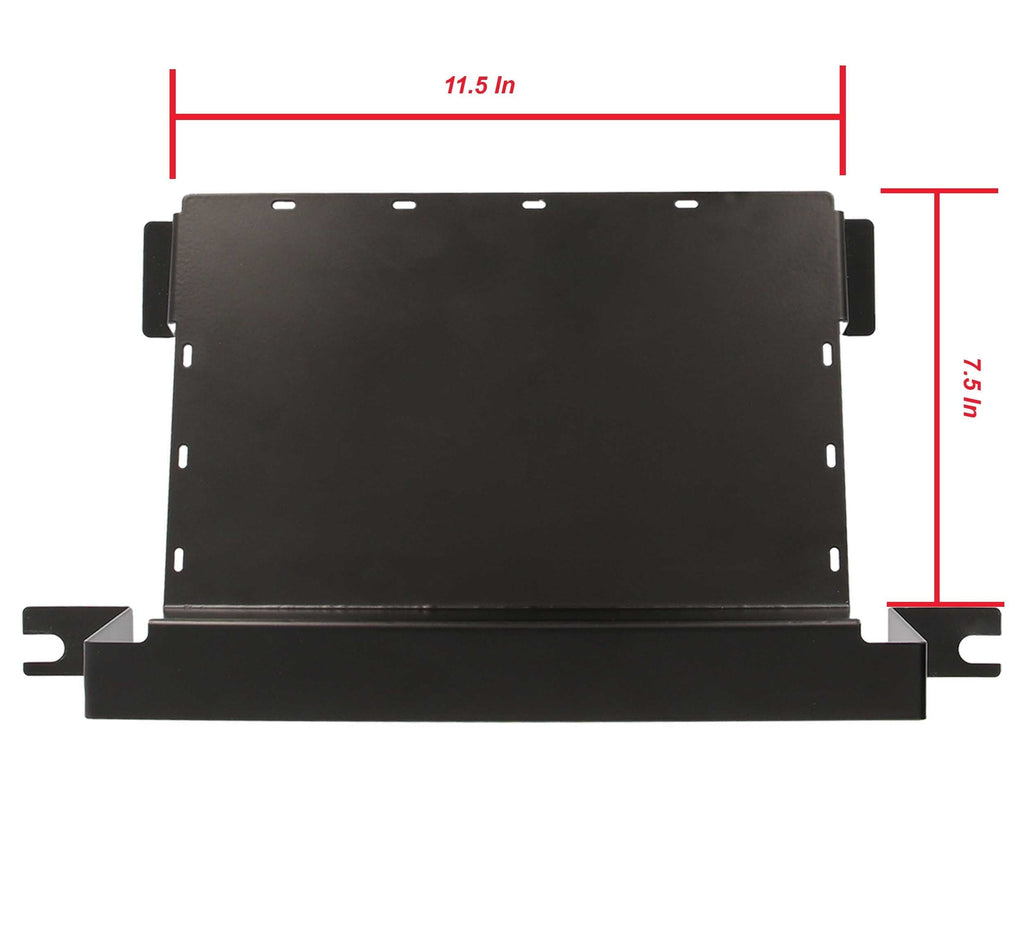 Jeep JP-18AMP-BRKT Under Seat Amp Rack - Compatible Fits for Jeep Wrangler 2018-2025 / Gladiator 2020-2025