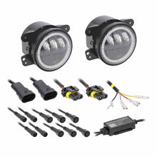 Charger l'image dans la galerie, Jeep JP-702RGBFL 4" LED Fog Lights with RGB Halo - Fits Select Jeep® Wrangler 1997-UP* and Jeep® Gladiator 2020-UP* Models