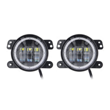 Charger l'image dans la galerie, Jeep JP-702RGBFL 4" LED Fog Lights with RGB Halo - Fits Select Jeep® Wrangler 1997-UP* and Jeep® Gladiator 2020-UP* Models