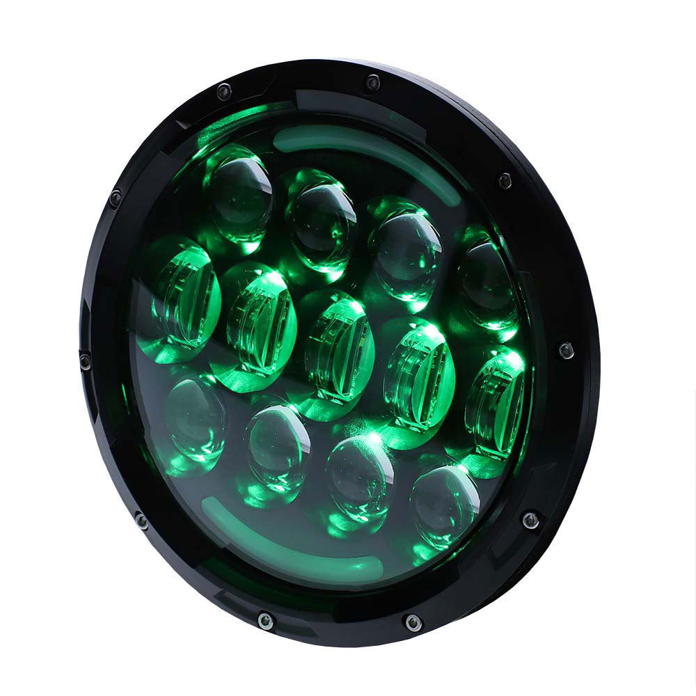Jeep JP-704RGB Improved RGB Backlit 7" LED Light - 7 Inch, 15 LED