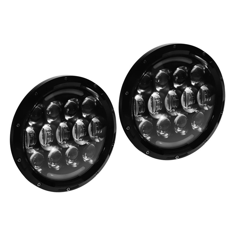 Jeep JP-704RGB Improved RGB Backlit 7" LED Light - 7 Inch, 15 LED