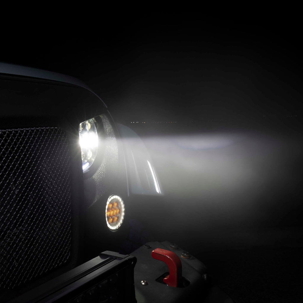 Jeep JP-704RGB Improved RGB Backlit 7" LED Light - 7 Inch, 15 LED
