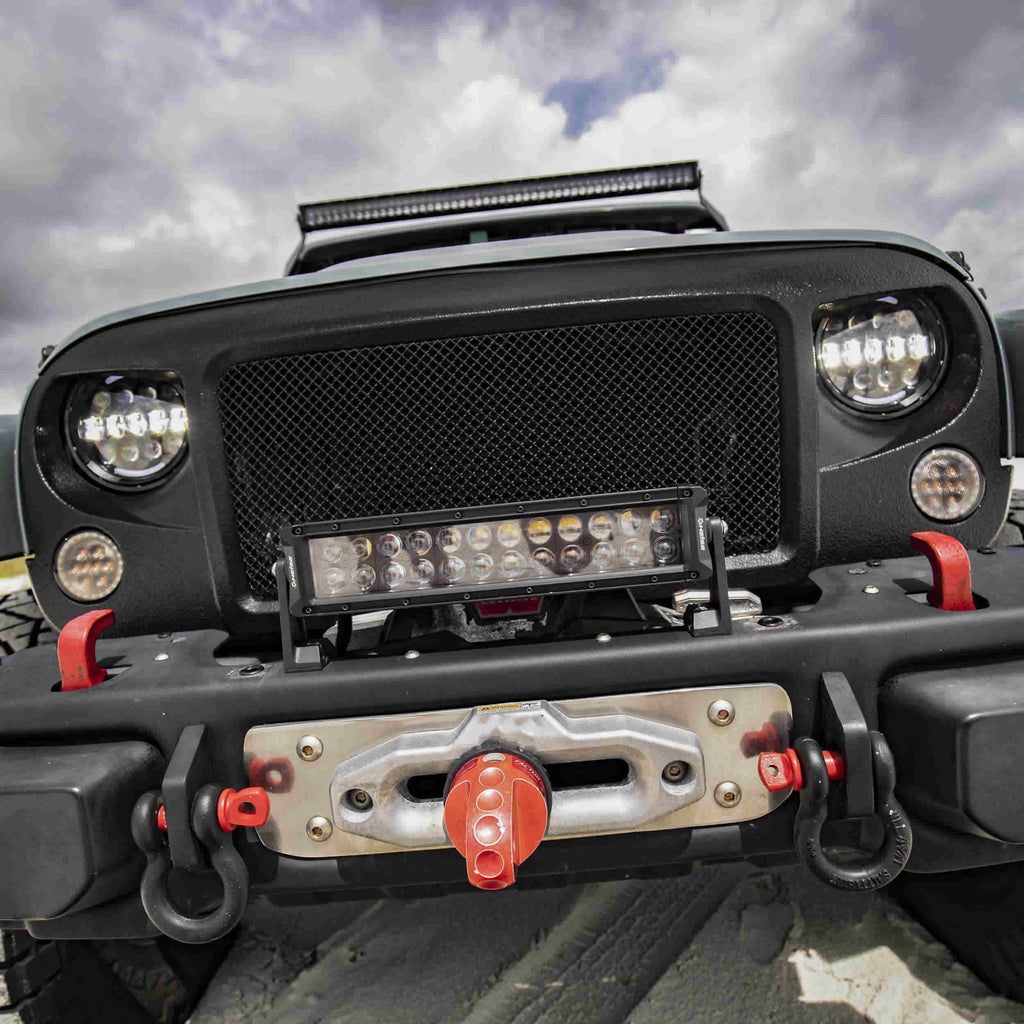 Jeep JP-704RGB Improved RGB Backlit 7" LED Light - 7 Inch, 15 LED
