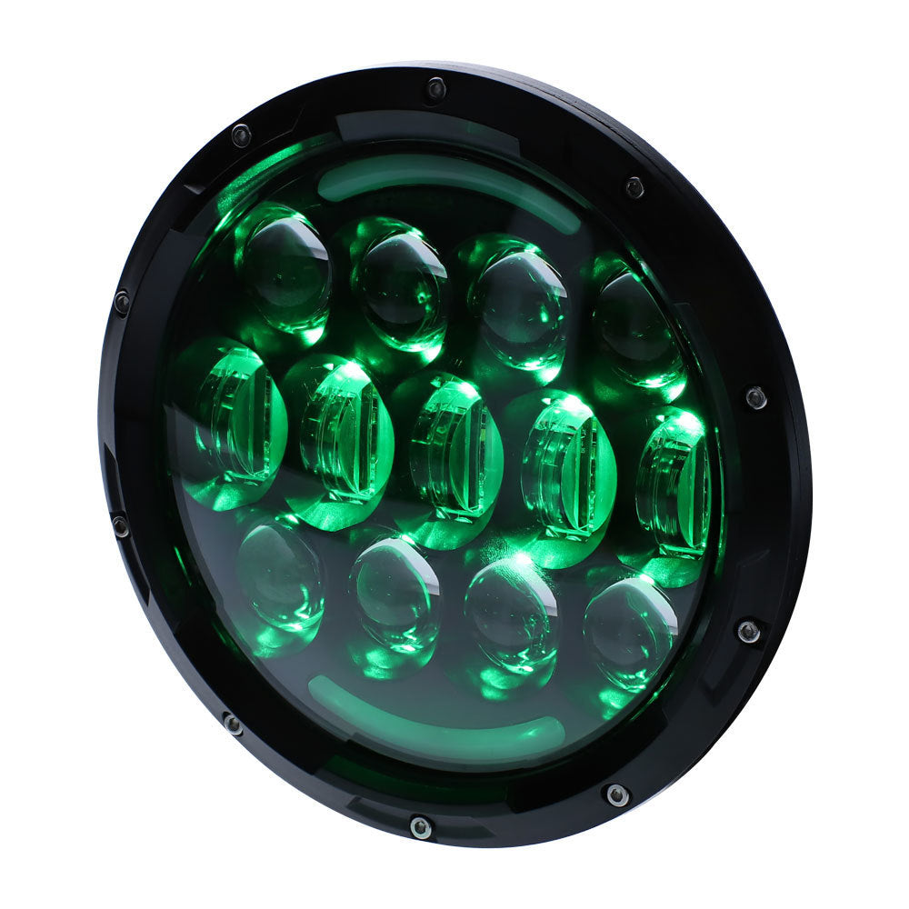 Jeep JP-704RGB Improved RGB Backlit 7" LED Light - 7 Inch, 15 LED