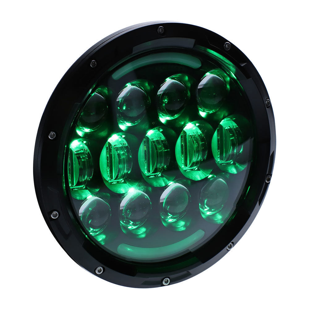 Jeep JP-704RGB Improved RGB Backlit 7" LED Light - 7 Inch, 15 LED