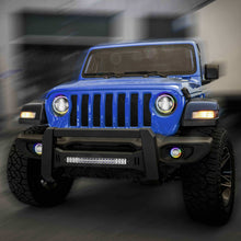 Load image into Gallery viewer, Jeep JP-707RGBKT Chasing Halo LED 7" Headlights &amp; 4" Fog Lights w/Controller