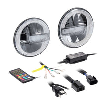 Load image into Gallery viewer, Jeep JP-709RGBKT 7" Premium Chasing LED Headlights - Fits select Jeeps®