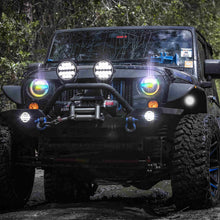 Load image into Gallery viewer, Jeep JP-709RGBKT 7" Premium Chasing LED Headlights - Fits select Jeeps®