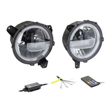 Charger l'image dans la galerie, Jeep JP-901RGBKT 9" Premium Chasing LED Headlights - Fits select Jeeps®