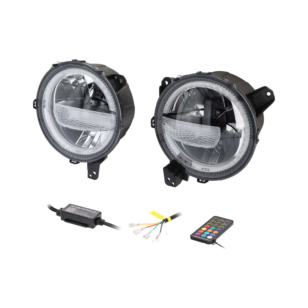Jeep JP-901RGBKT 9" Premium Chasing LED Headlights - Fits select Jeeps®