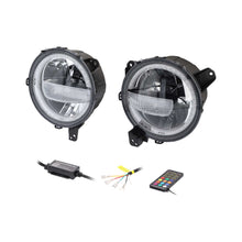 Charger l'image dans la galerie, Jeep JP-901RGBKT 9" Premium Chasing LED Headlights - Fits select Jeeps®