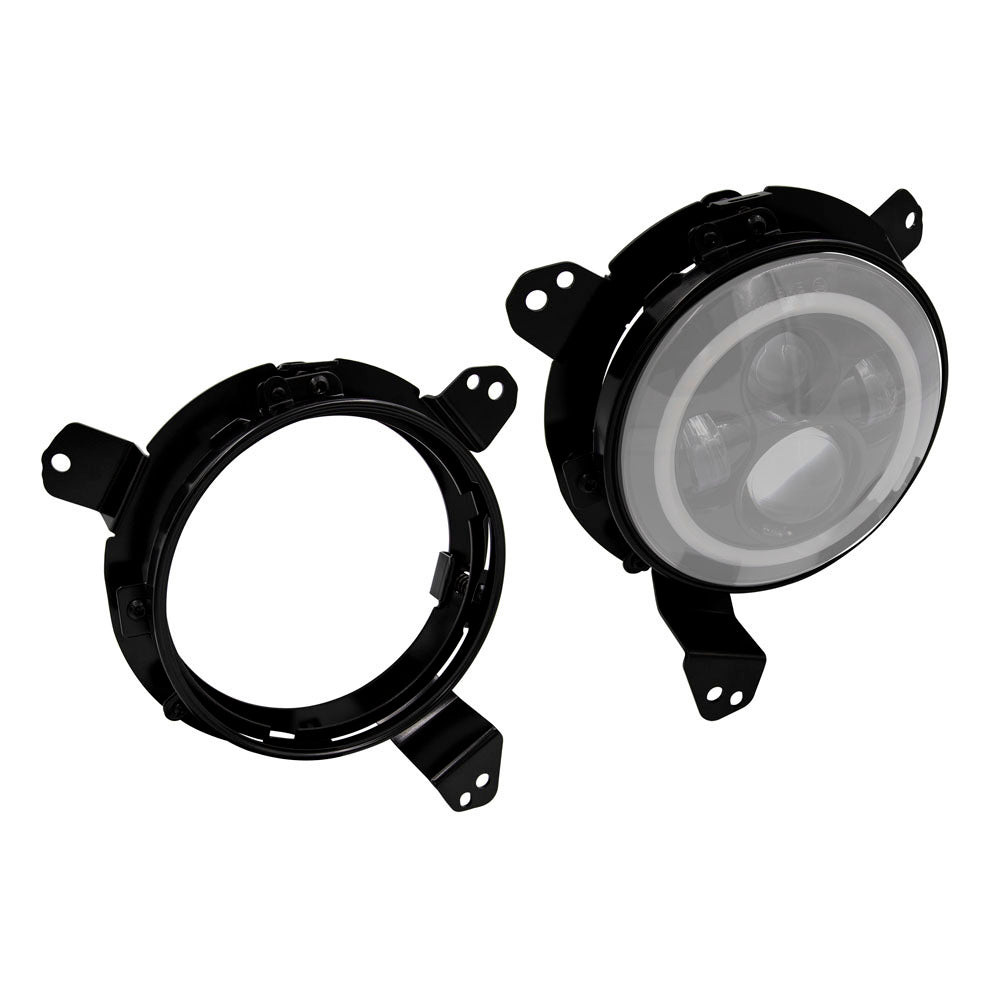 Jeep JP-JLB7 Headlight Adapter Brackets 7 Inch - Wrangler JL 2018-Up