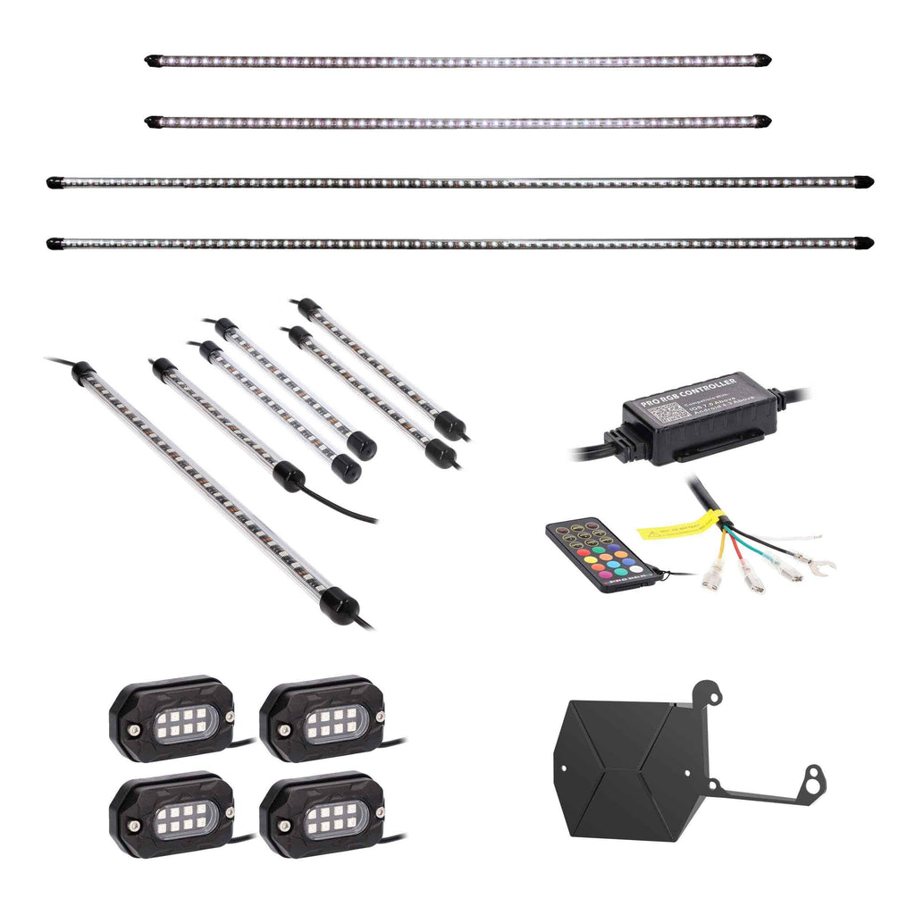 Jeep JP-RGBKT-1 Complete Plug-N-Play RGB Lighting Kit for Jeep JL/JT