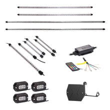Load image into Gallery viewer, Jeep JP-RGBKT-1 Complete Plug-N-Play RGB Lighting Kit for Jeep JL/JT