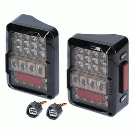 Jeep JP-TL03T LED Lux Taillights - Wrangler JK 2007-2018