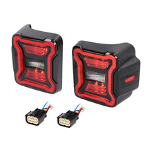 Load image into Gallery viewer, Jeep JP-TL05S Smoked Taillight - Compatible Fits for 2018-Up* Jeep Wrangler JL