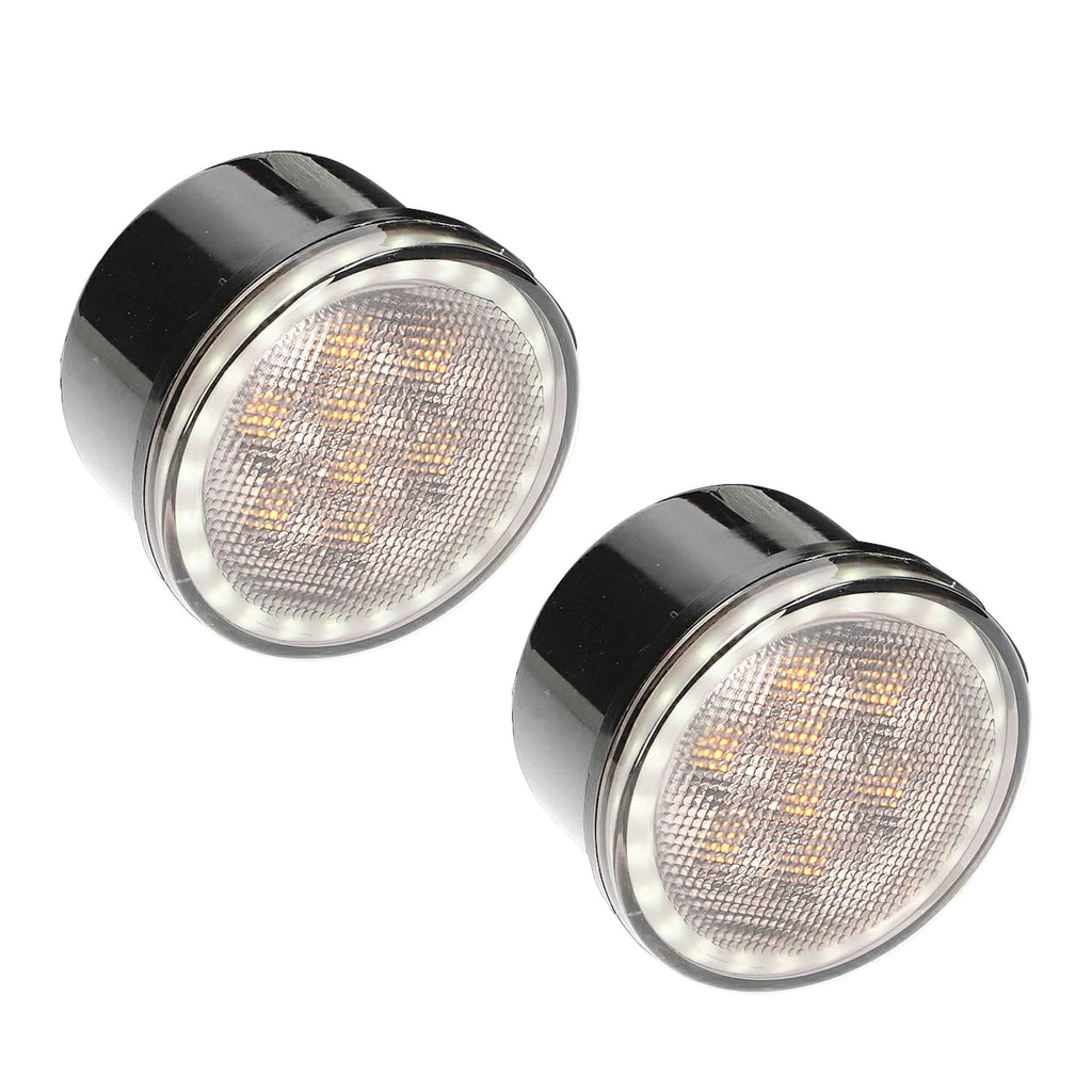 Jeep JP-TSL1 Amber LED Turn Signals with Halo - Wrangler JK 2007-2018