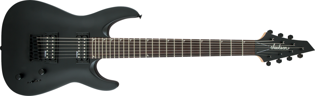 Jackson JS Series Dinky® Arch Top JS22-7 DKA HT, Amaranth Fingerboard, Satin Black