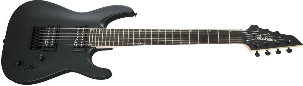 Jackson JS Series Dinky® Arch Top JS22-7 DKA HT, Amaranth Fingerboard, Satin Black