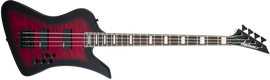 Jackson JS Series Kelly™ Bird JS3Q, Amaranth Fingerboard, Transparent Red Burst