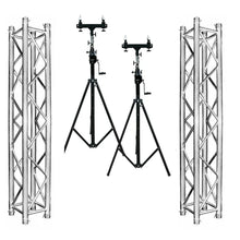 Load image into Gallery viewer, MR DJ Crank-up Portable 10&#39; Lighting Stand with 12&#39; Truss Package