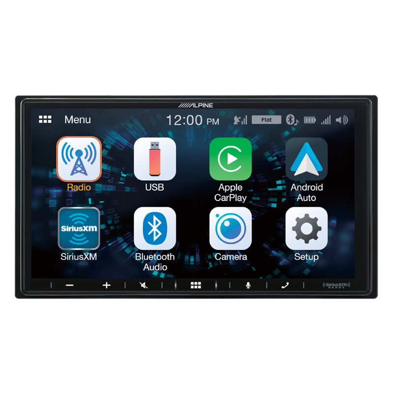 Alpine Bundle ILX-W670 Multimedia Receiver with Dash Kit, Wiring Harness, and B/U Camera, Compatible with Wrangler, 97-02