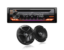 Load image into Gallery viewer, JVC KD-T920BTS CD receiver with AM/FM tuner built-in Bluetooth+JVC CS-J620 6.5&quot; 2-Way Coaxial Car Audio 600 Watt Speaker Pair