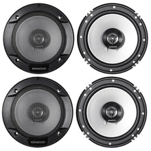 Charger l&#39;image dans la galerie, 4)Kenwood KFC-1666S 6.5 Inch 300W 2-Way Car Audio Door Coaxial Speakers