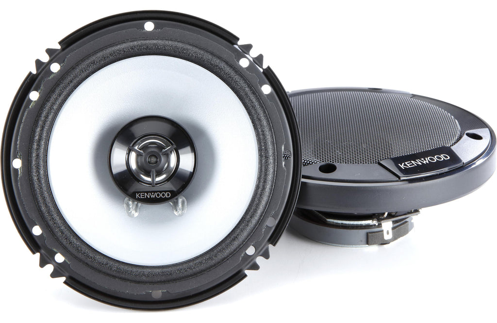 4)Kenwood KFC-1666S 6.5 Inch 300W 2-Way Car Audio Door Coaxial Speakers