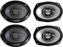 Charger l&#39;image dans la galerie, 2 Pair Kenwood KFC-6966S 6x9&quot; 400 Watt 4 ohm Sport Series 3-Way 4 Speakers