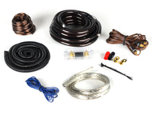 Load image into Gallery viewer, Absolute KIT0BK Complete 0 Gauge Black Amp Kit with RCA Interconnect Cable (Black)