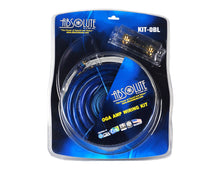 Charger l'image dans la galerie, Absolute KIT0BL Complete 0 Gauge Blue Amp Kit with RCA Interconnect Cable (Blue)
