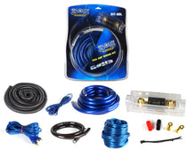 Charger l'image dans la galerie, Absolute KIT0BL Complete 0 Gauge Blue Amp Kit with RCA Interconnect Cable (Blue)