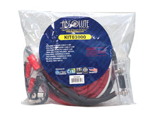 Load image into Gallery viewer, Absolute KIT03000 0 Gauge Amp Kit Amplifier Install Wiring Pro Installation Cables 3000W