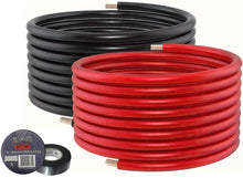 Charger l'image dans la galerie, Absolute KIT4-25RBT-AGU 50 Feet 25' Red 25' Black 4 Gauge Power Wire AGU Tape
