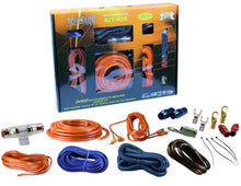 Load image into Gallery viewer, Absolute KIT4OR Complete PRO Marine Auto Car RV 4 Gauge 2000W Amplifier Amp Kit