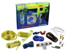 Load image into Gallery viewer, Absolute KIT4YL AMP KIT&lt;br/&gt;Complete PRO Marine Auto Car RV 4 Gauge 2000 Watts Amplifier Complete Installation Amp Kit Power Wiring with Yellow Accent Color Scheme