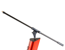 Load image into Gallery viewer, MR DJ KSPRO1500R PRO 2-Tier Red Column Keyboard Stand W Mic Boom Arm + Case