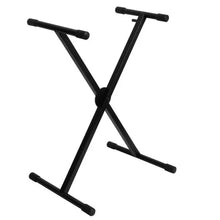 Load image into Gallery viewer, On-Stage KS7290 ERGO-LOK Single-X Keyboard Stand with Welded Construction