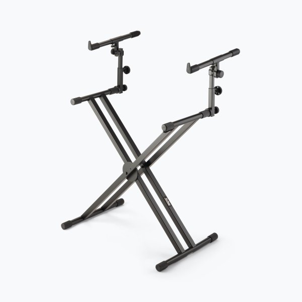 On-Stage KS7292 Double-X ERGO-LOK Keyboard Stand with Second Tier
