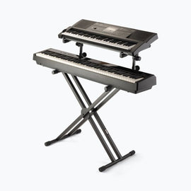 On-Stage KS7292 Double-X ERGO-LOK Keyboard Stand with Second Tier