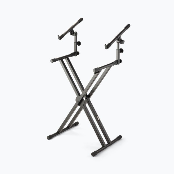 On-Stage KS7292 Double-X ERGO-LOK Keyboard Stand with Second Tier