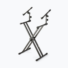Load image into Gallery viewer, On-Stage KS7292 Double-X ERGO-LOK Keyboard Stand with Second Tier