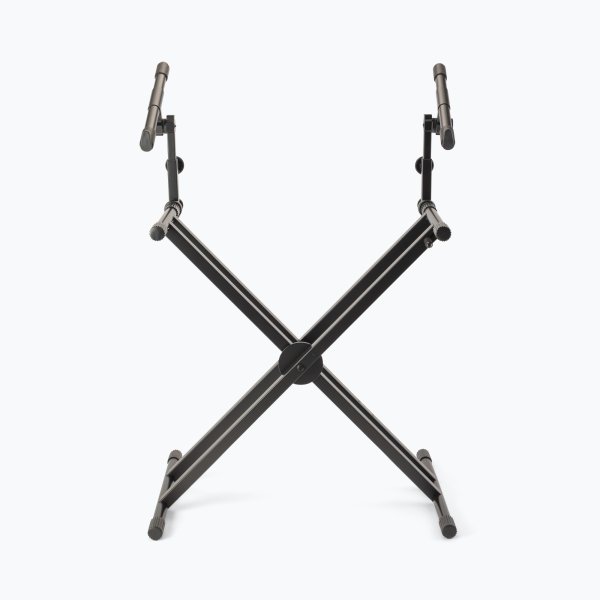 On-Stage KS7292 Double-X ERGO-LOK Keyboard Stand with Second Tier