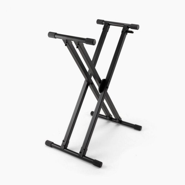 On-Stage KS8291XX ERGO-LOK Double-X Keyboard Stand with Lok-Tight Construction