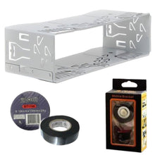 Load image into Gallery viewer, Alpine KTX-SLEEVE Single DIN Head Unit Installation Sleeve for Alpine Halo9 and Halo11 Receivers Bundle