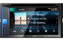 Charger l&#39;image dans la galerie, JVC KW-V250BT Car DVD CD Receiver 6.2&quot; Monitor w/Bluetooth/13-Band EQ + Absolute CAM2100B Rearview Camera &amp; Magnet Phone Holder