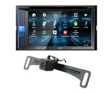 Load image into Gallery viewer, JVC KW-V250BT Car DVD CD Receiver 6.2&quot; Monitor w/Bluetooth/13-Band EQ + Absolute CAM900 Rearview Camera &amp; Magnet Phone Holder