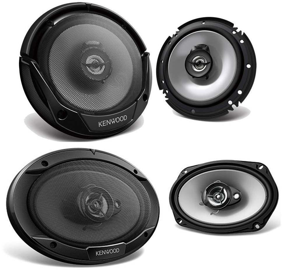 Kenwood KFC-1666S + KFC-6966S 300W 2-Way With 6.9" 400W 3-Way Coaxial Car Speakers Packages